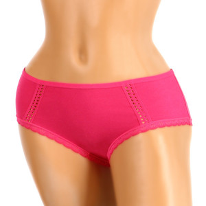 One-color panties. Material: 95% cotton, 5% elastane