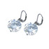Earrings surgical steel clip with glittering stone