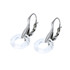 Surgical Steel Clips Earrings Clear Circles