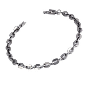 Elegant surgical steel bracelet. width 5mm, mesh length 6mm, length 21,5cm