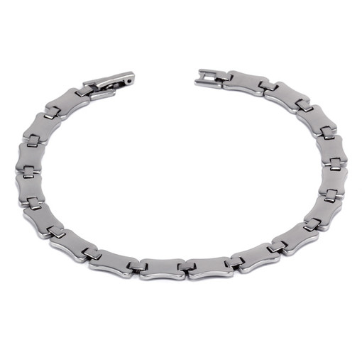 Elegant narrow surgical steel bracelet