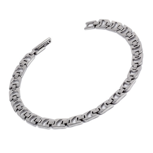 Interesting surgical steel bracelet
