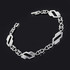 Surgical steel bracelet made of asymmetric elements