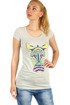 Women's long t-shirt zebra