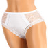 Women's cotton lace panties with high waist