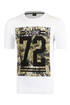 Cotton sports men's t-shirt short sleeves and print