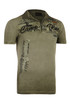 Men's vintage t-shirt lettering and short sleeves