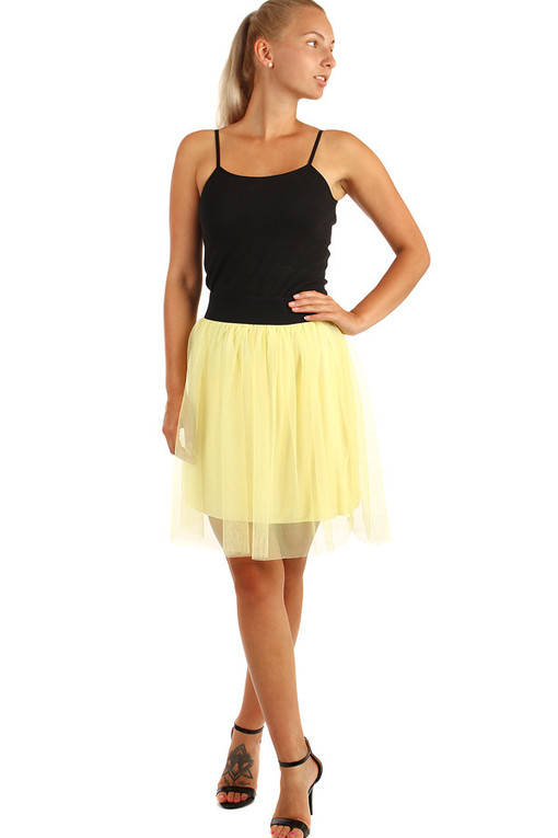 Women's tulle mini skirt