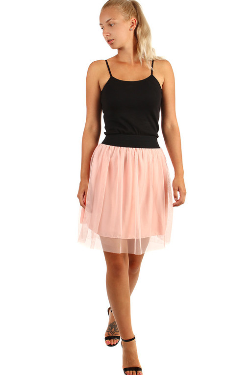 Women's tulle mini skirt