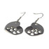 Hanging earrings made of surgical steel heart