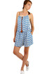 Patterned ladies summer overall