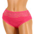 Women's panties with lace and high waist