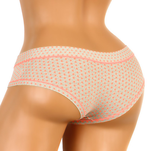 Women's cotton panties with colorful polka dots