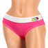 Women's cotton two-color panties with print