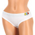 Women's cotton two-color panties with print