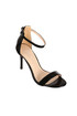 Shiny black high heels