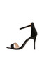 Shiny black high heels