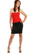 Ladies Strapless One Color Top
