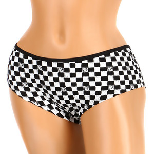 Patterned panties for women. Material: 95% cotton, 5% elastane