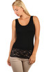 Women's undershirt with lace