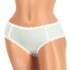 Women's brindle cotton panties lined with lace
