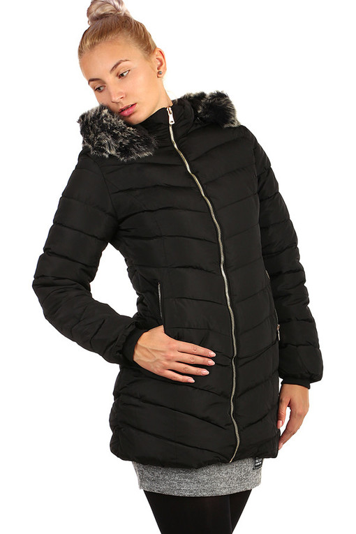 Women's quilted winter coat