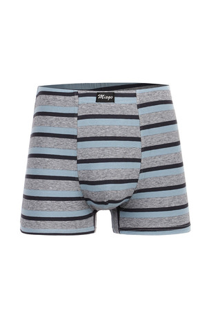 Cotton boxers with stripes. Up to 6XL. Material: 95% cotton, 5% elastane.