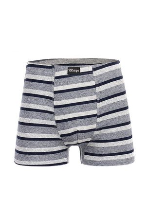 Cotton boxers with stripes. Up to 6XL. Material: 95% cotton, 5% elastane.