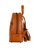 Women's urban leatherette backpack in retro design