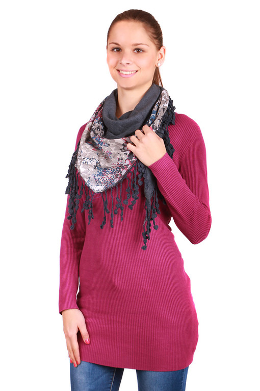 Women's color scarf