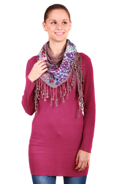 Women's color scarf