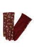 Women's gloves with flowers