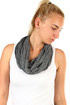 Women's single color circular scarf