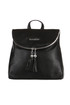 Small women's leather rucksack in the city
