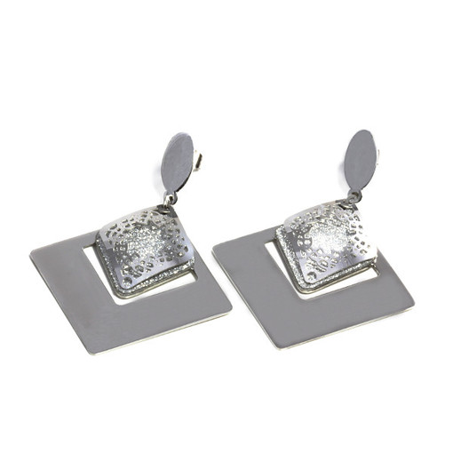 Earrings made of surgical steel
