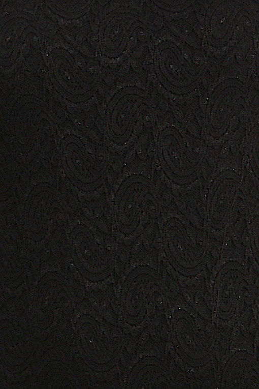 Cotton black dress lace