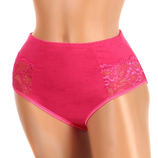 Women's high-waist cotton panties plus size