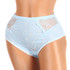 Women's cotton lace panties printed with flowers and high waist