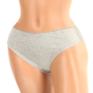 Panties with lace back. Material: 80% cotton, 15% polyester, 5% elastane