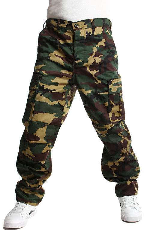 Men's army pattern trousers