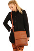 Large women's leather shoulder bag