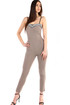 Long women's overall with rhinestones