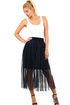 Women's tulle long skirt