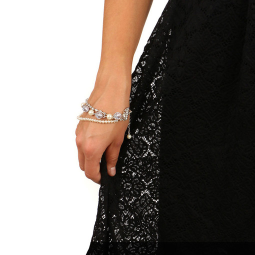 Original women's bracelet combination of beads and stones pearls
