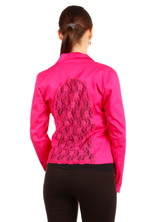 Women's jacket with lace back
