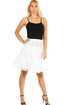 Short tulle petticoat under dress and skirt