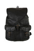 Large leather backpack with pockets - made in the Czech Republic