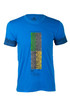 Men's short sleeve cotton t-shirt and color print