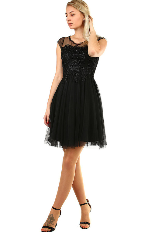 Cocktail dress with lace