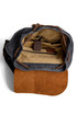 Vintage backpack waterproof canvas and leather